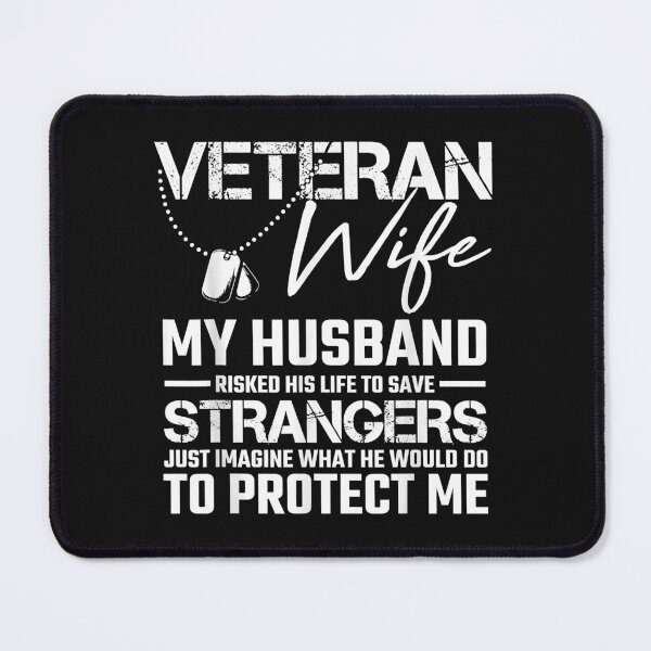 Item preview, Veteran Wife Army Husband Soldier Saying Cool Military Gift designed and sold by Mitzi12312.