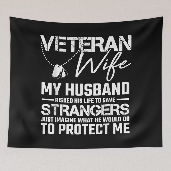 Item preview, Veteran Wife Army Husband Soldier Saying Cool Military Gift designed and sold by Mitzi12312.