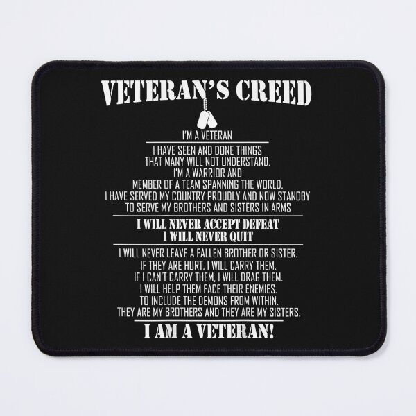 Item preview, Veteran's creed I'm a veteran designed and sold by Mitzi12312.