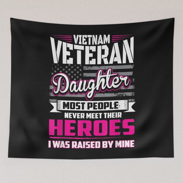 Item preview, Vietnam Veteran Daughter Raised By My Hero designed and sold by Mitzi12312.