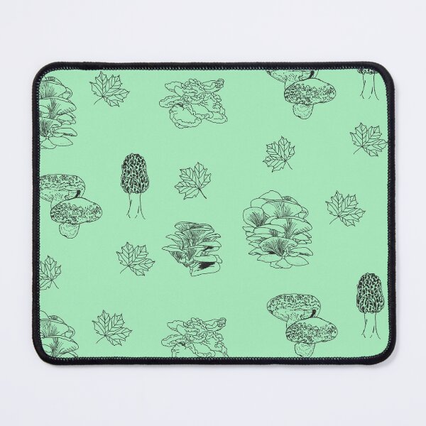Item preview, Woodland Mushrooms Mint 2 designed and sold by Ashley Gagnon.