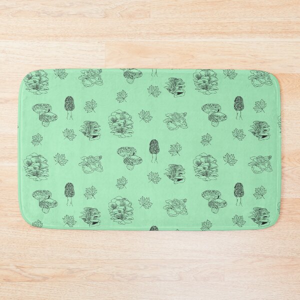 Item preview, Woodland Mushrooms Mint 2 designed and sold by Ashley Gagnon.