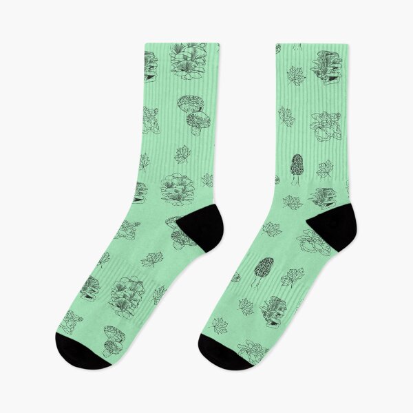 Item preview, Woodland Mushrooms Mint 2 designed and sold by Ashley Gagnon.