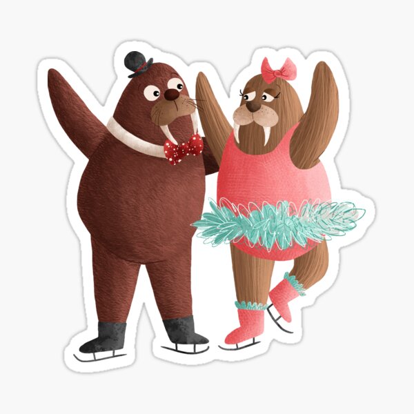 Item preview, Walrus Pair designed and sold by Megs Higgins.