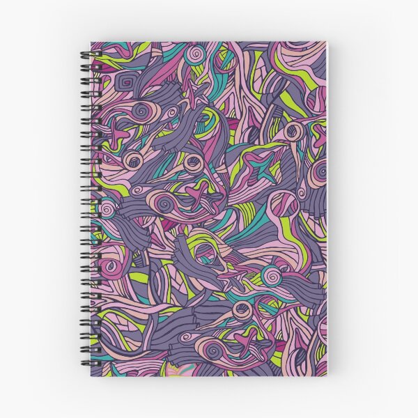 Item preview, Multicolored hand drawn abstract pattern design by Somberlain designed and sold by Somberlain.