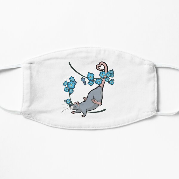 Forget Me Not - Rat 5 - Blue Flat Mask