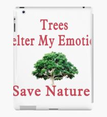 Save Nature! iPad Case/Skin