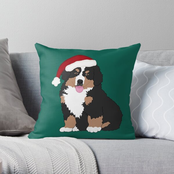 18x18 Funny Berner Gifts Bernese Mountain Dog Floss Dance Throw Pillow Multicolor