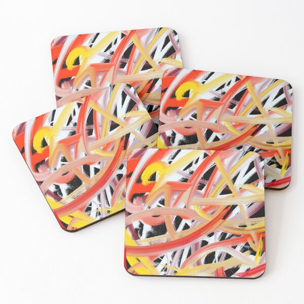 Item preview, Bright Abstract Art Oil Painting Design Print Pattern  designed and sold by hopecope.