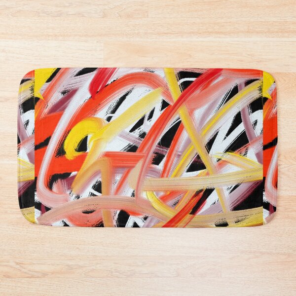 Item preview, Bright Abstract Art Oil Painting Design Print Pattern  designed and sold by hopecope.