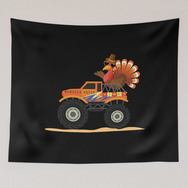 Artikelvorschau, Thanksgiving Truthahn Reiten Monster Truck Shirt entworfen und verkauft von PuPPuB.