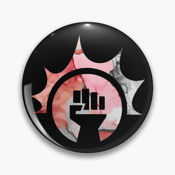 Item preview, MTG Boros Legion Ravnica Guild Insignia Logo Black Background designed and sold by GingerCatGifts.