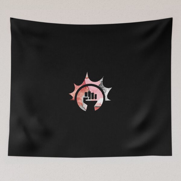 Item preview, MTG Boros Legion Ravnica Guild Insignia Logo Black Background designed and sold by GingerCatGifts.