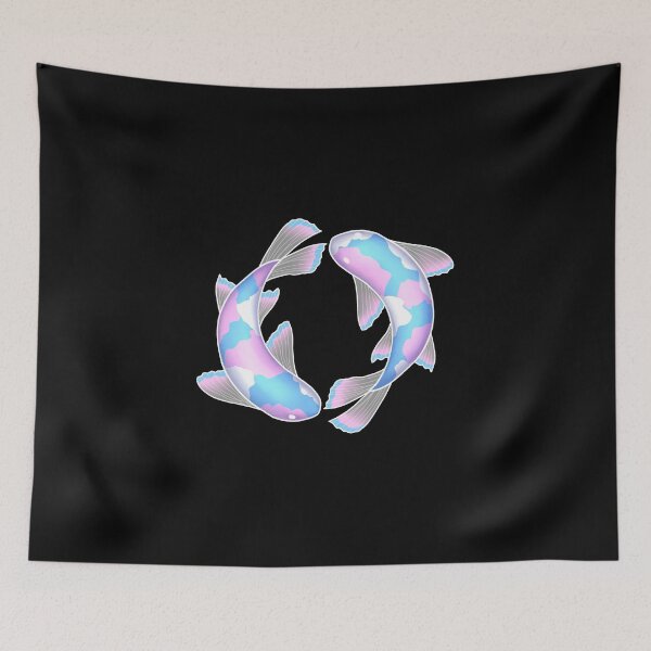 Item preview, Koi fish transgender colours  designed and sold by DoesArtAndStuff.