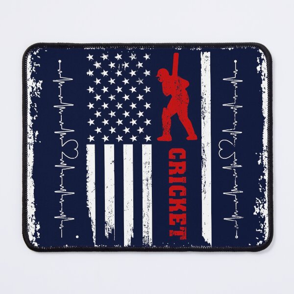 Item preview, Cricket America Flag Blue Retro designed and sold by LittleFunky79.