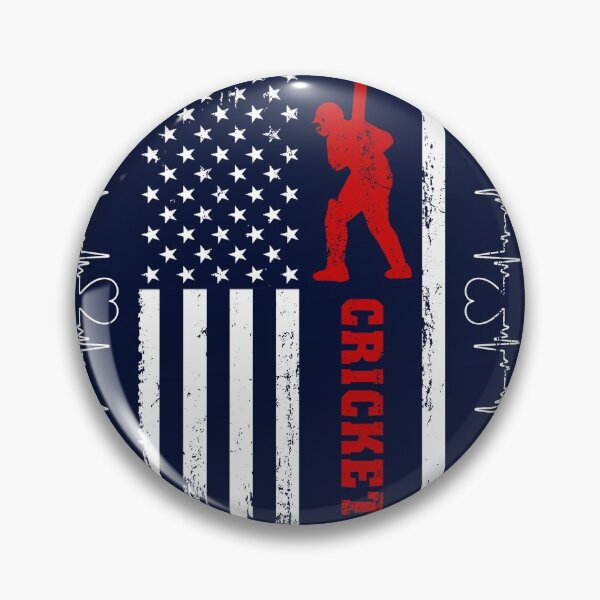 Item preview, Cricket America Flag Blue Retro designed and sold by LittleFunky79.