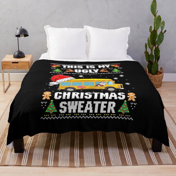 Item preview, This Is My Ugly Sweater Christmas School Bus Driver Lovers designed and sold by shophia-art.
