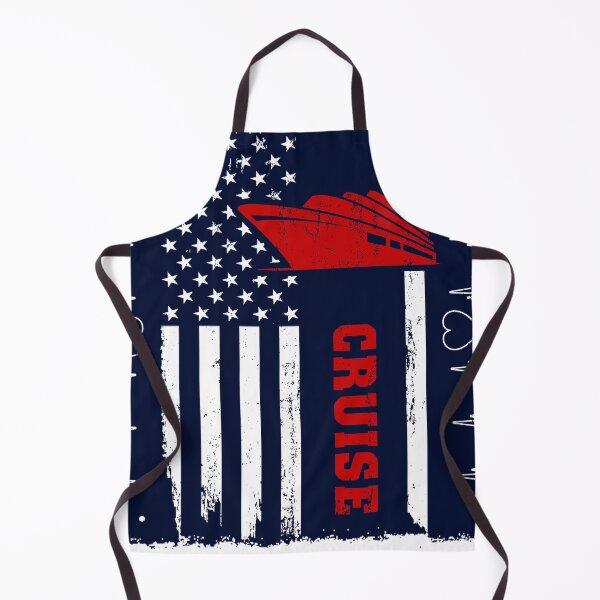 Item preview, Cruise America Flag Blue Retro designed and sold by LittleFunky79.