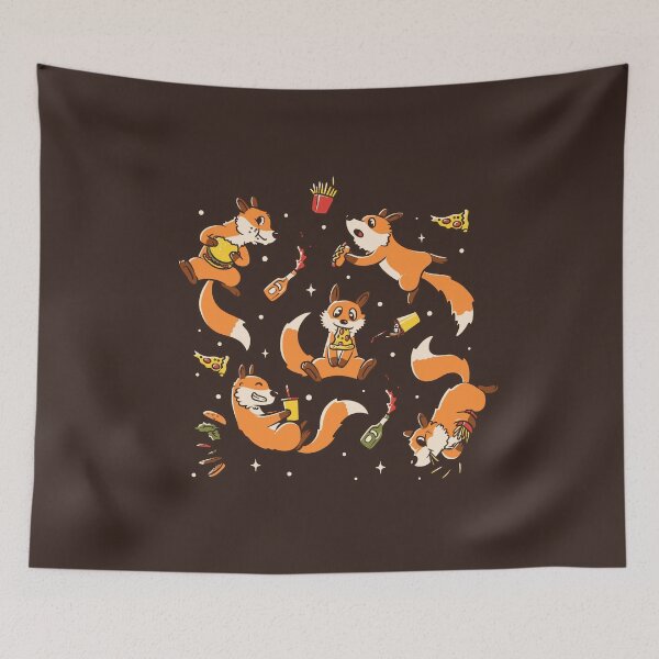 Item preview, Fast Food Foxes by Tobe Fonseca designed and sold by Tobe Fonseca®.