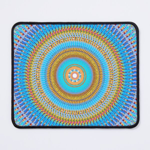Item preview, ֎ HYPNOTIQUE ֍ Africa ~*Neferteri*~ 70s Kitsch Meme Theme ~ Abstract Digital Art ~ Mandala Medallion Kaleidoscope Sacred Geometry~jewel & earth tones~psychadelic bulls eye target designed and sold by Spinning Plates 360.