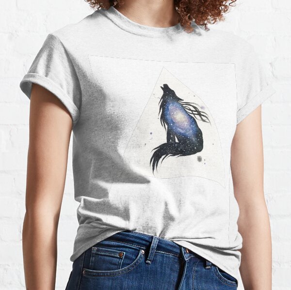 Milky Way Wolf Classic T-Shirt