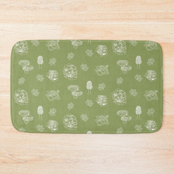 Item preview, Woodland Mushrooms Sage 1 designed and sold by Ashley Gagnon.