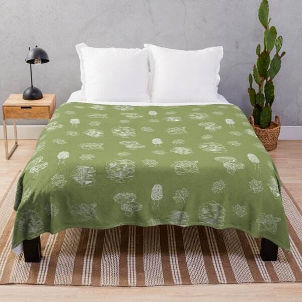 Item preview, Woodland Mushrooms Sage 1 designed and sold by Ashley Gagnon.