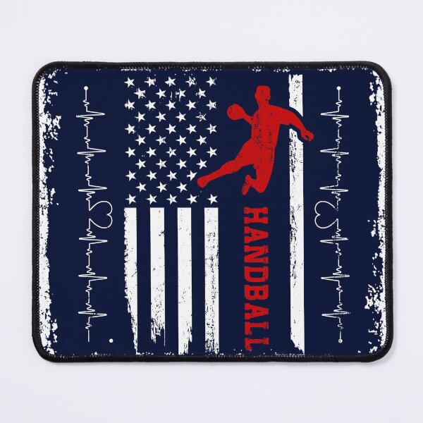 Item preview, Handball America Flag Blue Retro designed and sold by LittleFunky79.