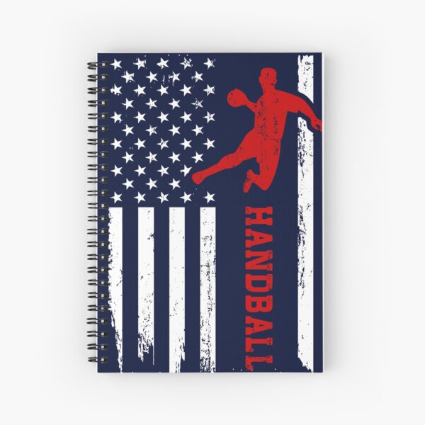 Item preview, Handball America Flag Blue Retro designed and sold by LittleFunky79.