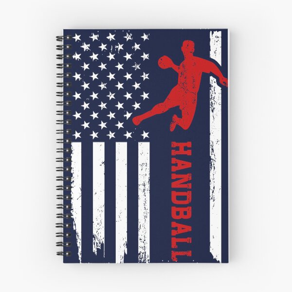 Item preview, Handball America Flag Blue Retro designed and sold by LittleFunky79.