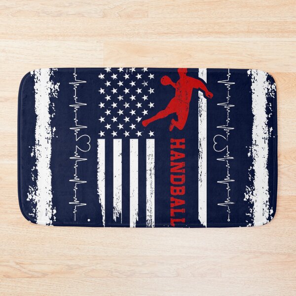 Item preview, Handball America Flag Blue Retro designed and sold by LittleFunky79.