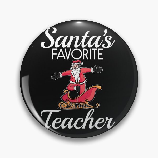 Item preview, Christmas Santas favorite Teacher  designed and sold by RichardxBen.