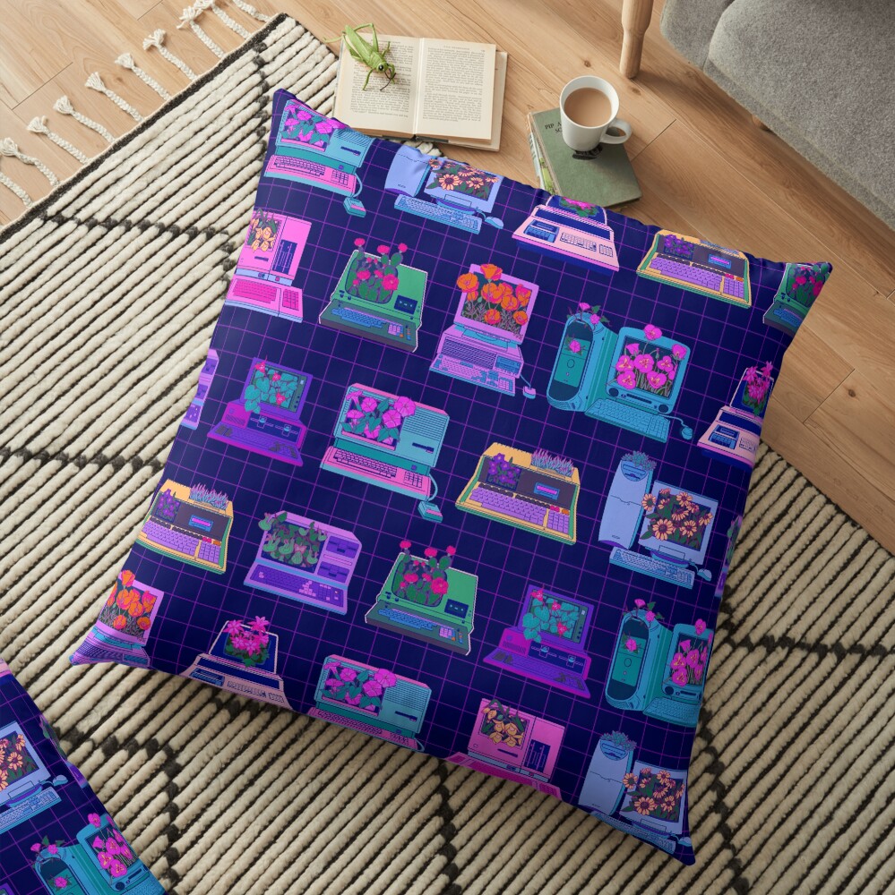 Silicon Garden - candy Floor Pillow