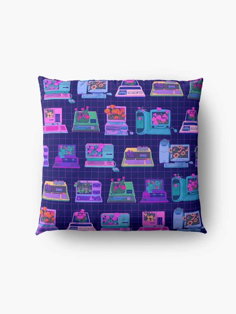 Alternate view of Silicon Garden - candy Floor Pillow