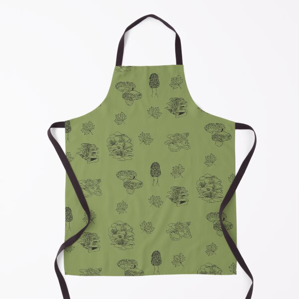 Item preview, Woodland Mushrooms Sage 2 designed and sold by Ashley Gagnon.