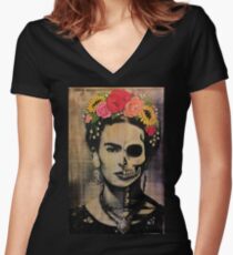 Frida Women's Fitted V-Neck T-Shirt