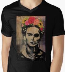 Camiseta para hombre de cuello en v Frida