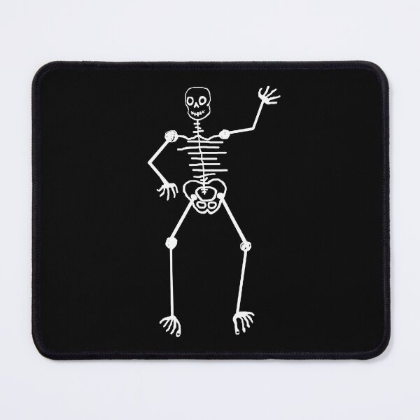 Item preview, dede white skeleton black background designed and sold by Gotoo.