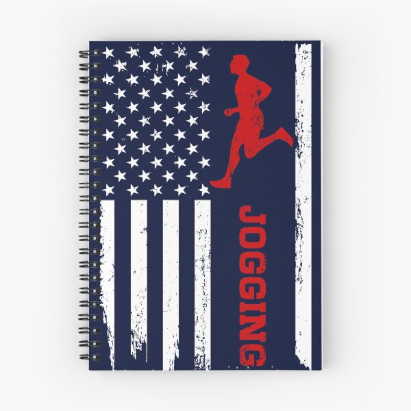 Item preview, Jogging America Flag Blue Retro designed and sold by LittleFunky79.