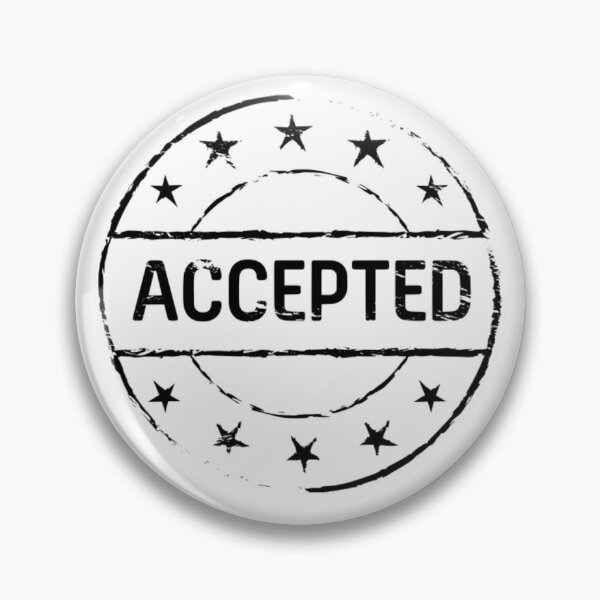 Item preview, Accepted  designed and sold by ThePrintCrafty.