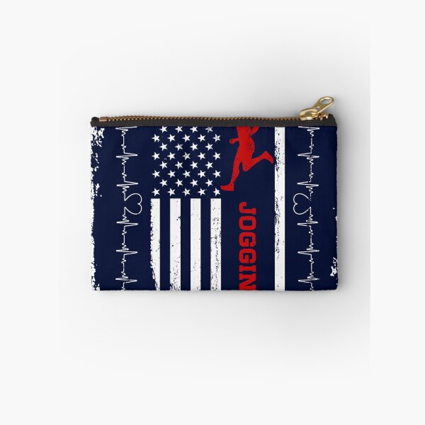 Item preview, Jogging America Flag Blue Retro designed and sold by LittleFunky79.