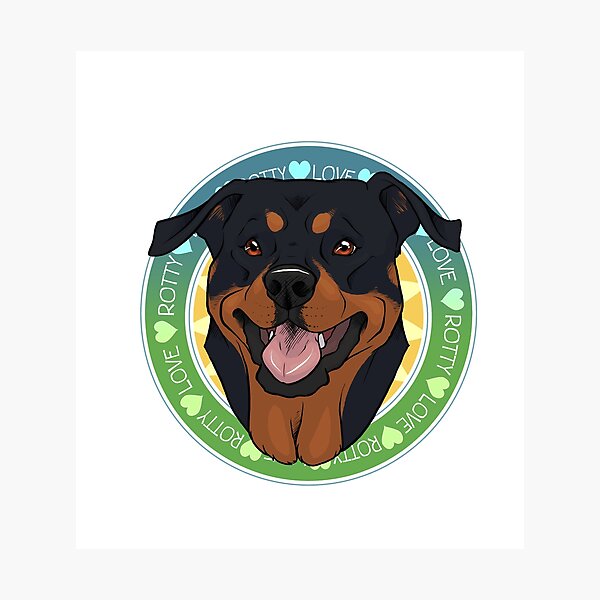 Rotty Love Photographic Print