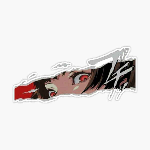 Sasuke Uchiha Sharingan Eye Naruto Sticker Vinyl Decal Windows