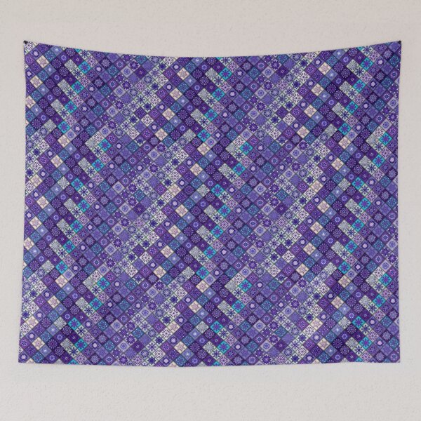 Item preview, Colorful abstract tile pattern design by Somberlain designed and sold by Somberlain.