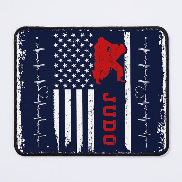 Item preview, Judo America FlagBlue Retro designed and sold by LittleFunky79.
