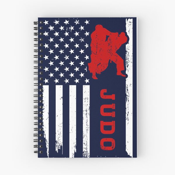 Item preview, Judo America FlagBlue Retro designed and sold by LittleFunky79.