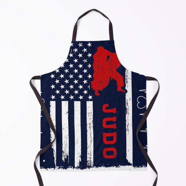 Item preview, Judo America FlagBlue Retro designed and sold by LittleFunky79.