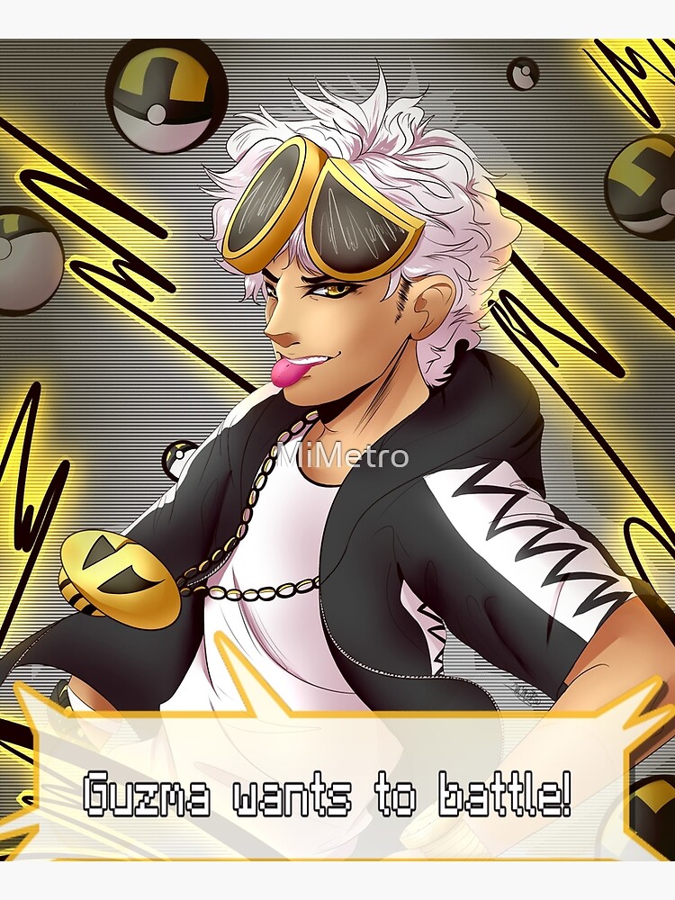 Guzma Wants to Battle" Greeting Card for Sale by MiMetro | Redbubble