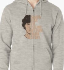 Bellamy Screw Fear w/ bright text by disiann Zipped Hoodie