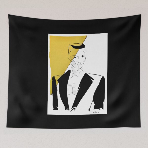 Item preview, Styleicon Disco Music Grace Jones Nightclubbing retro Wave designed and sold by CaffeineWaynell.